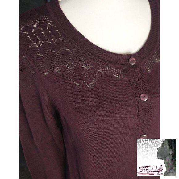 Mak Burgundy Sweater - Picture 2 of 3